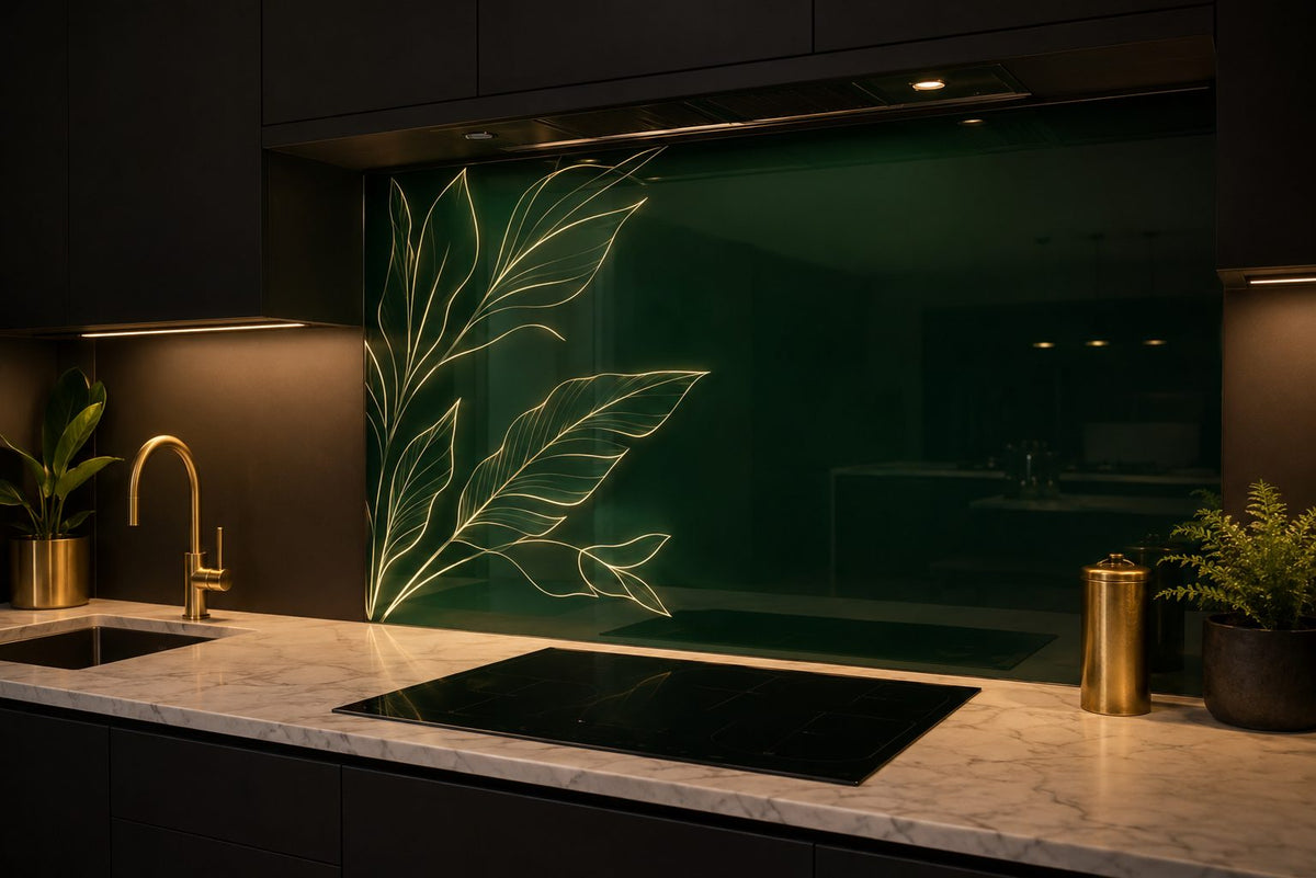 Splashbacki i szkło